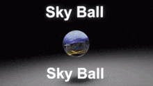 Sky Ball Sky Fall GIF
