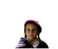 a poster for frank dre jr shows a young girl in a beret