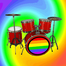 Lgbtq Lgbtq Flag GIF - Lgbtq Lgbtq Flag Gay Drum Kit GIFs