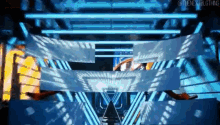 a computer generated image of a stage with the words " the next big thing " on the bottom right