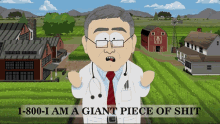I Am A Giant Piece Of Shit Dr Gauche GIF - I Am A Giant Piece Of Shit Dr Gauche South Park GIFs