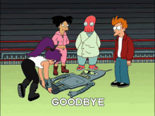 Futurama Goodbye GIF - Futurama Goodbye Caption GIFs