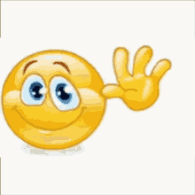 Smile Wave GIF - Smile Wave Emoji GIFs