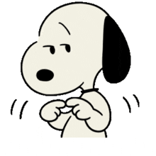a cartoon of snoopy says " uwu type shit "