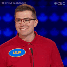 Oh No Caleb GIF - Oh No Caleb Family Feud Canada GIFs