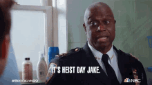 Its Heist Day Jake Raymond Holt GIF - Its Heist Day Jake Raymond Holt Brooklyn Nine Nine GIFs