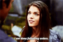 octavia blake the100 marie avgeropoulos i am done following orders