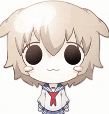 a cartoon drawing of a girl with a red y on her shirt