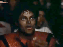 me watching thriller films be like michael jackson gif eating dont worry