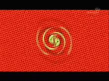 a red background with the word whoosh written in blue