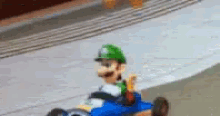Luigi Mario GIF - Luigi Mario Cart GIFs