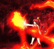 Magia De Fuego Anime Ataque De Fuego GIF - Magia De Fuego Anime Ataque De Fuego GIFs