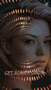 a picture of a woman with the words cpt sorma gec