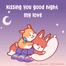 Kissing-you-good-night-my-love Good-night-and-sweet-dreams-my-love GIF