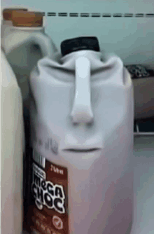 Milk With Angry Face GIF - Milk With Angry Face GIFs