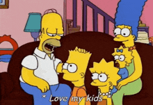 Love My Kids The Simpsons GIF