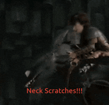 Neck Scratches Hiccup GIF - Neck Scratches Hiccup Toothless GIFs