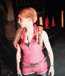 Claire Redfield Resident Evil2 GIF - Claire Redfield Resident Evil2 Searching GIFs