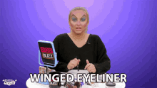 eyeliner winged