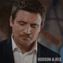 Wipe Face Charlie Hudson GIF - Wipe Face Charlie Hudson Hudson And Rex GIFs