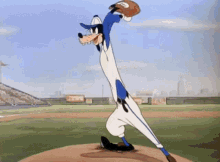 Goofy Baseball Pitcher GIF - Goofy Baseball Pitcher Slow Ball GIFs