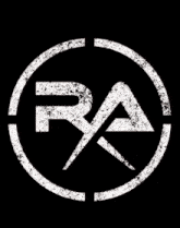a logo for the redline family with smoke coming out of the circle