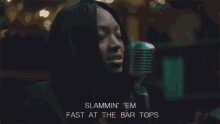 Slammin Em Fast At The Bar Tops Singing GIF - Slammin Em Fast At The Bar Tops Singing Bar Tops GIFs
