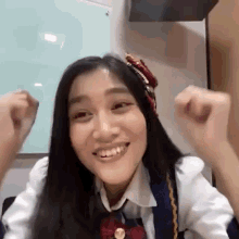 Nur Jkt48 Smile GIF - Nur Jkt48 Smile Fighting GIFs