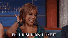 gayle king i just didnt like it scratch head