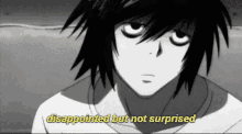 Disappointed Not Surprised GIF - Disappointed Not Surprised Death Note GIFs