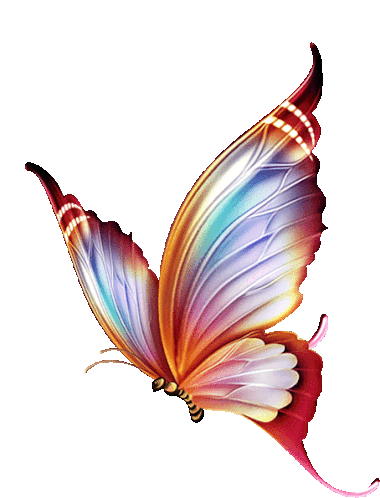Butterfly Iridescent Sticker - Butterfly Iridescent Wings Stickers