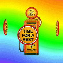 Gas Pump Rest GIF - Gas Pump Rest Time For A Rest GIFs