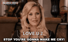 Stop Youre Gonna Make Me Cry GIF - Stop Youre Gonna Make Me Cry Leslie Bibb GIFs