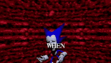 a sonic the hedgehog video game screen that says tries no matter if we some