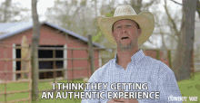 I Think Getting An Authentic Experience Bubba Thompson GIF - I Think Getting An Authentic Experience Bubba Thompson The Cowboy Way Alabama GIFs