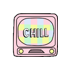 Chill Tv Sticker - Chill Tv Watching Tv Stickers