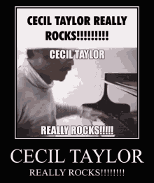 cecil taylor piano really rocks
