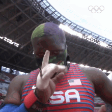 Number One Raven Saunders GIF - Number One Raven Saunders Nbc Olympics GIFs