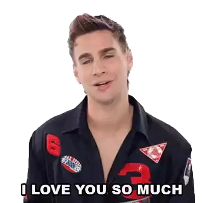 I Love You So Much Brad Mondo Sticker - I Love You So Much Brad Mondo Ilysm Stickers
