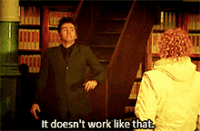 It Doesnt Work Like That Not How It Works GIF - It Doesnt Work Like That Not How It Works Doctor Who GIFs