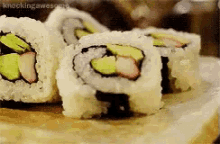 Sushi Food GIF - Sushi Food Camera Pan GIFs
