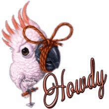 Howdy Cockatoo GIF - Howdy Cockatoo Tied GIFs