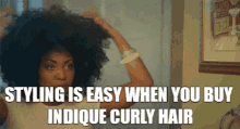 Fumi Curly Hair Long Malaysian Curly Hair GIF