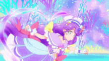 tropical rouge precure cure coral transformation anime pretty cure