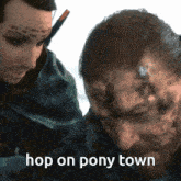 Pony Town Death Stranding GIF - Pony Town Death Stranding Hop On GIFs