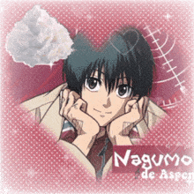 a picture of a boy with the name nagume de aspen