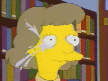 A Robot'S Tears GIF - Simpsons Face Melt GIFs