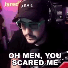 Oh Men You Scared Me Jaredfps GIF - Oh Men You Scared Me Jaredfps You Scared Me GIFs