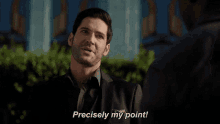 Lucifer Precisely My Point GIF - Lucifer Precisely My Point Lucifer Morningstar GIFs