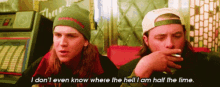 Jay And Silent Bob Lost GIF - Jay And Silent Bob Lost I Dont Know Where The Hell I Am Half Time GIFs